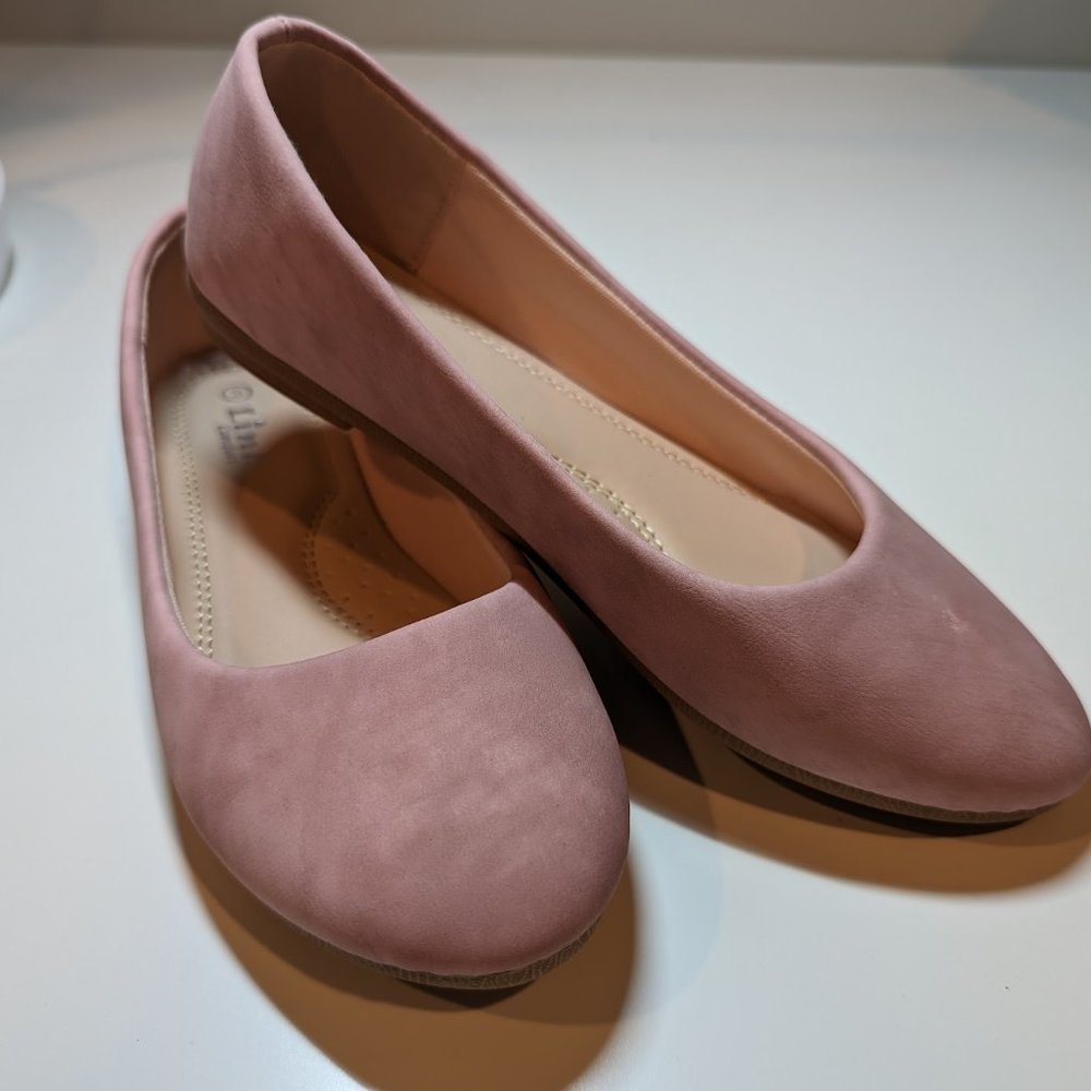 Link Comfort Dusty Pink Suede Sz 3